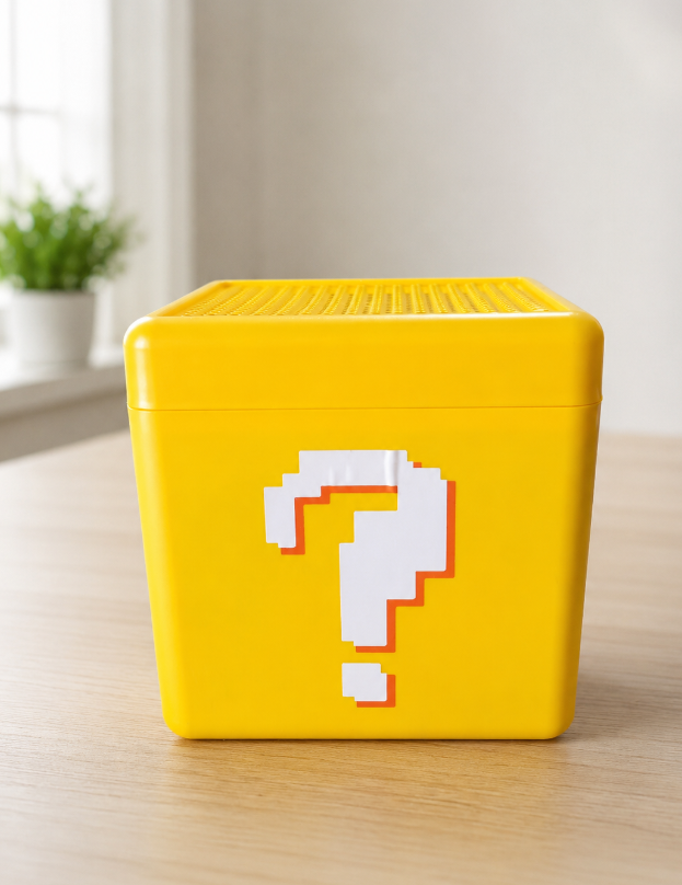 Конструктор магнитный Block World Storage Bucket 260 элементов 8 фигурок Желтый (aks00032)