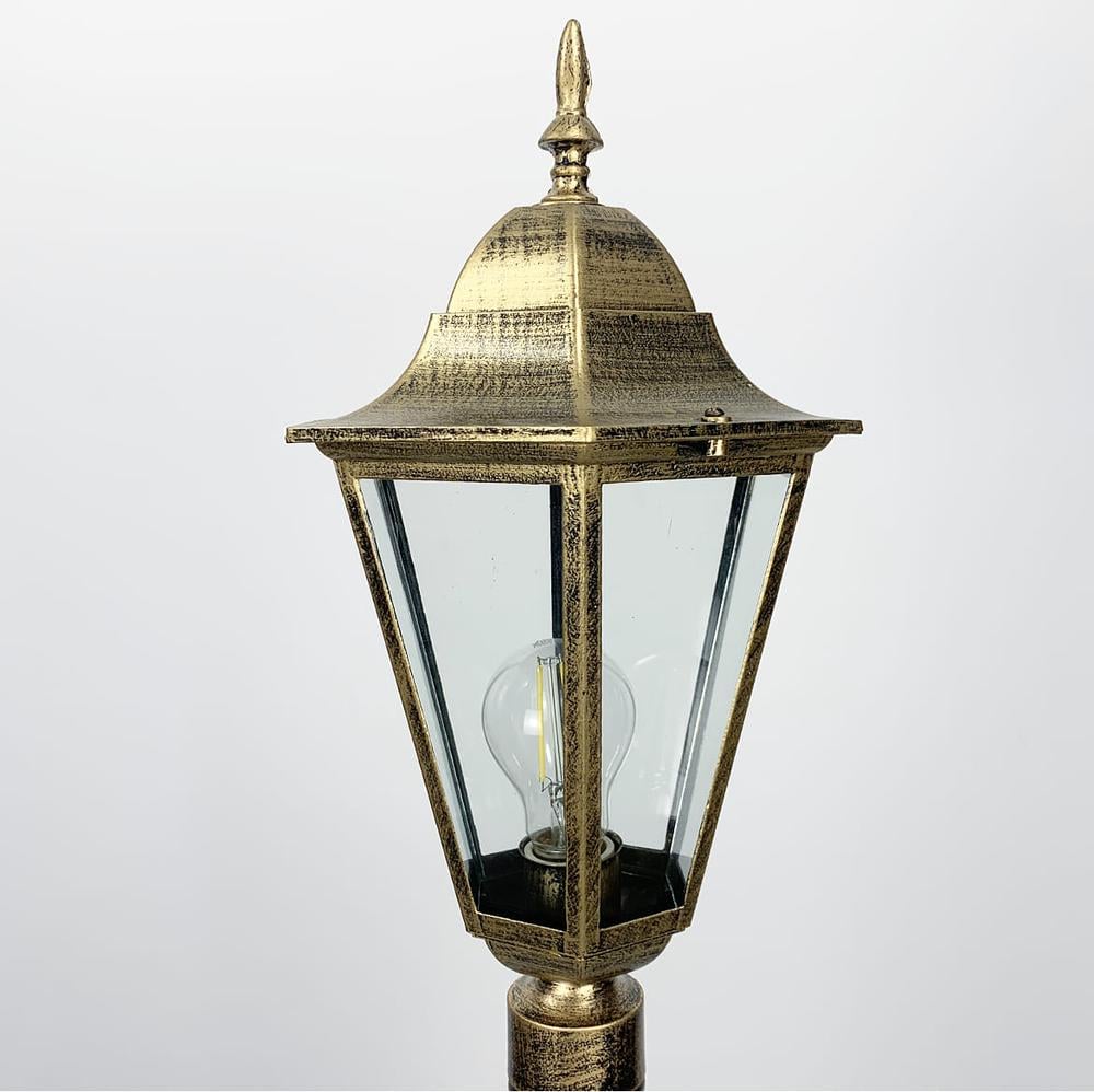 Світильник садово-парковий стовпчик Light House LNF-17430/1S плафон 40х20 см Бронзовий - фото 3 Світильник садово-парковий стовпчик Light House LNF-17430/1S плафон 40х20 см Бронзовий - фото 3