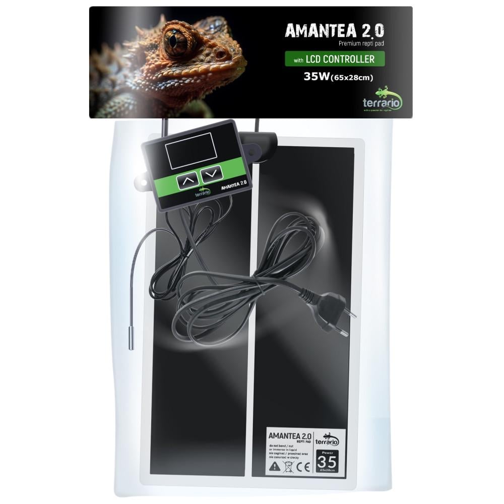 Мат нагрівальний з термостатом Terrario Amantea 2.0 35W 65x28 см (tr-amantea-35w)