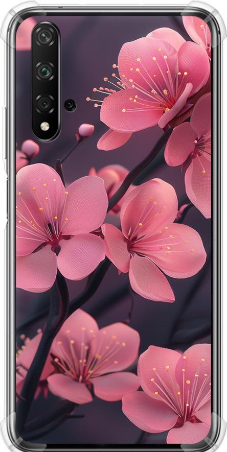 Чехол на Huawei Nova 5T Пурпурная сакура (6075sp-1833-42517) Чехол на Huawei Nova 5T Пурпурная сакура (6075sp-1833-42517)