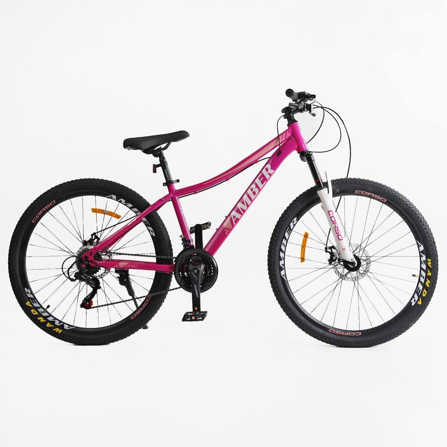 Велосипед горный Corso Amber 27,5" рама 15" Розовый