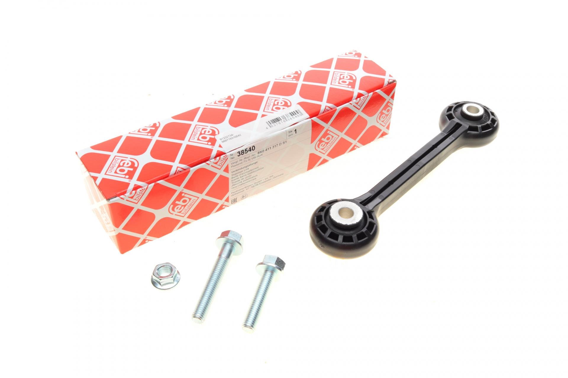 Тяга переднего стабилизатора FEBI BILSTEIN       Audi A4/A5/A6/A7/Q5 2.0-3.0TDI 07- L=170mm - 38540