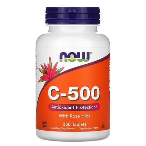 Витамин С NOW Vitamin C-500 250 табл. (NOW-00672)