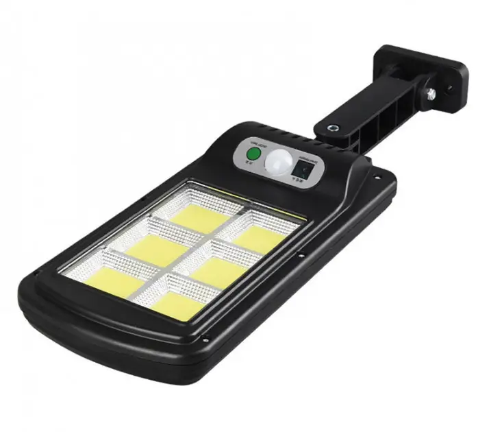 Ліхтар вуличний настінний Solar Light BK-818-6 COB із датчиком руху на сонячній батареї (253) - фото 3