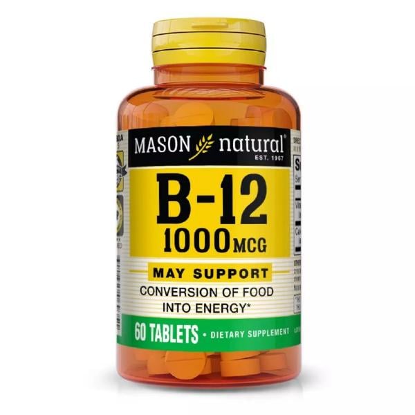 Вітамін Б12 Mason Natural Vitamin B12 1000 мкг 60 таблеток (000021164)