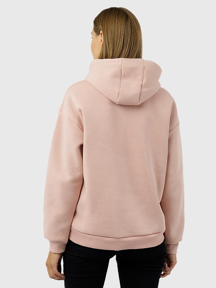 Худи женское ЦБ-00226040 р. 46 Пудровый (SKT000923495) - фото 3 Худи женское ЦБ-00226040 р. 46 Пудровый (SKT000923495) - фото 3