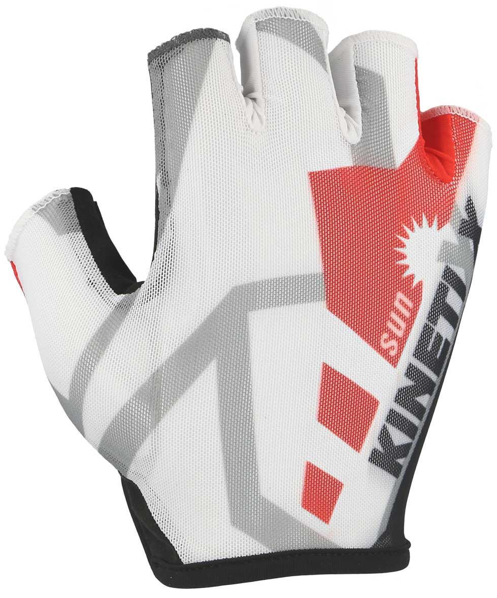 Велоперчатки KinetiXx Leo Active Bike Glove unisex без пальців р. 9 Білий/Червоний - фото 1