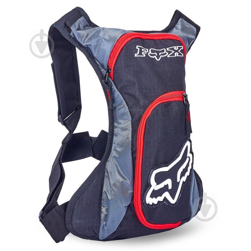 Моторюкзак з місцем під питну систему FOX MS-6342-F PL, р-р 40х18см, чорний-сірий-червоний (PT1227)