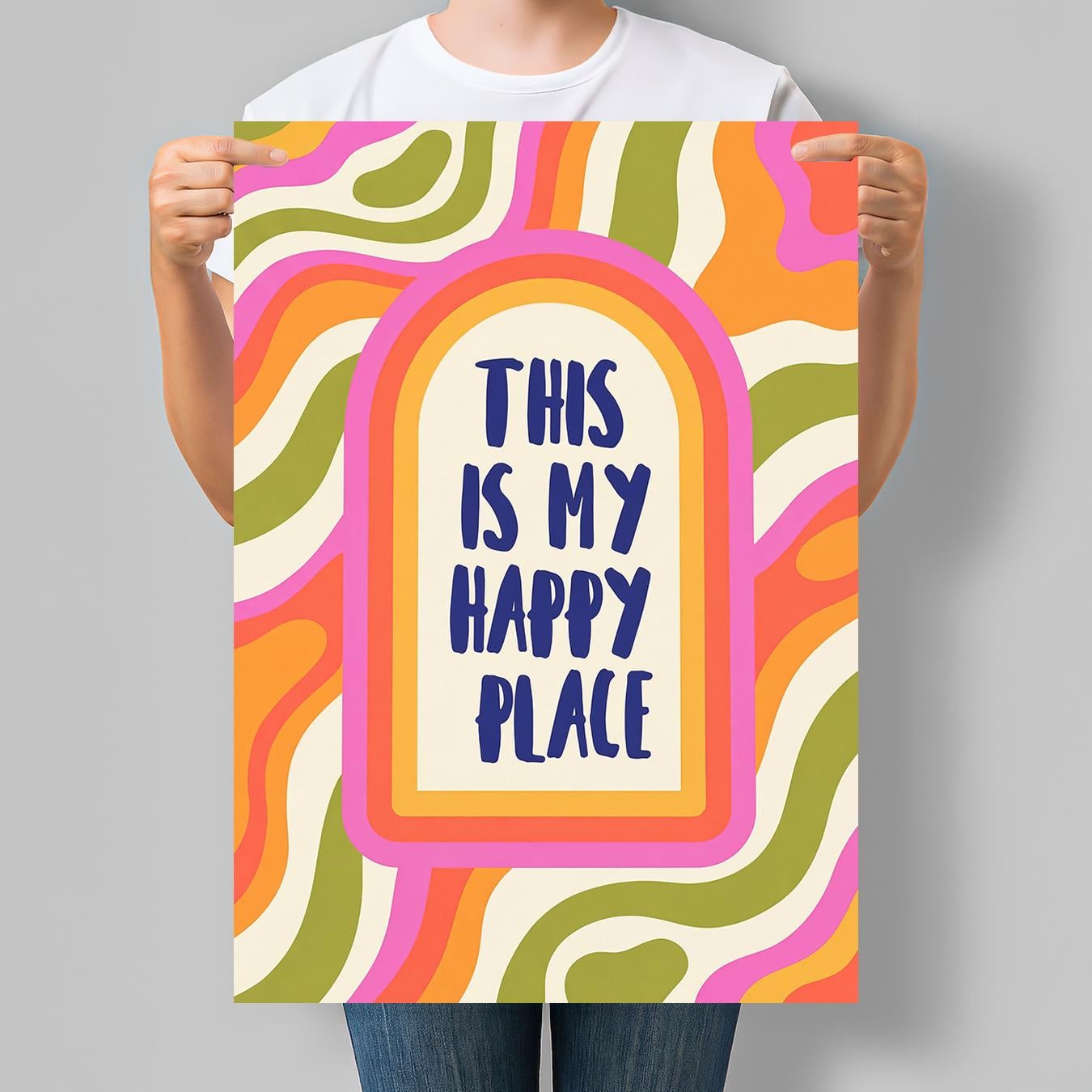 Постер для дому This Is My Happy Place Это мое счастливое место 30x42 см A3 без рамки (MOTN007_A3) Постер для дому This Is My Happy Place Это мое счастливое место 30x42 см A3 без рамки (MOTN007_A3)