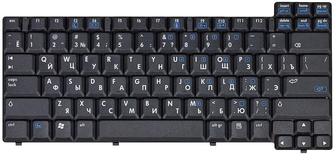 Клавиатура для ноутбука HP Compaq NC6110 Black