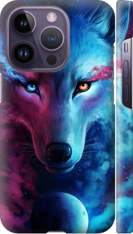 Чохол на iPhone 14 Pro Арт-вовк (3999m-2646-42517) Чохол на iPhone 14 Pro Арт-вовк (3999m-2646-42517)