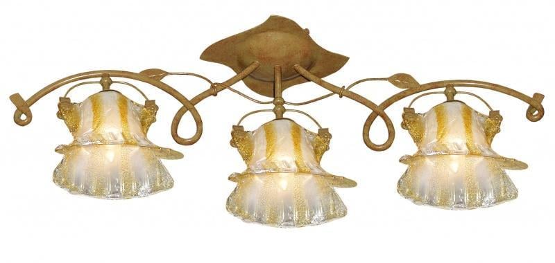 Люстра потолочная на 3 плафона подвесная для натяжного потолка кантри Brille BR-797S/3C Люстра потолочная на 3 плафона подвесная для натяжного потолка кантри Brille BR-797S/3C