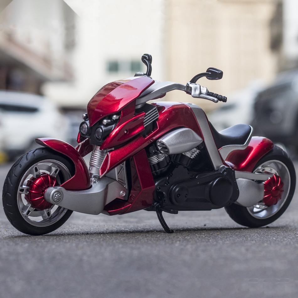 Іграшковий мотоцикл металевий TK Group Travertson V-REX 1:12 для дітей звук/підсвітка/амортизація (28443801) - фото 4 Іграшковий мотоцикл металевий TK Group Travertson V-REX 1:12 для дітей звук/підсвітка/амортизація (28443801) - фото 4