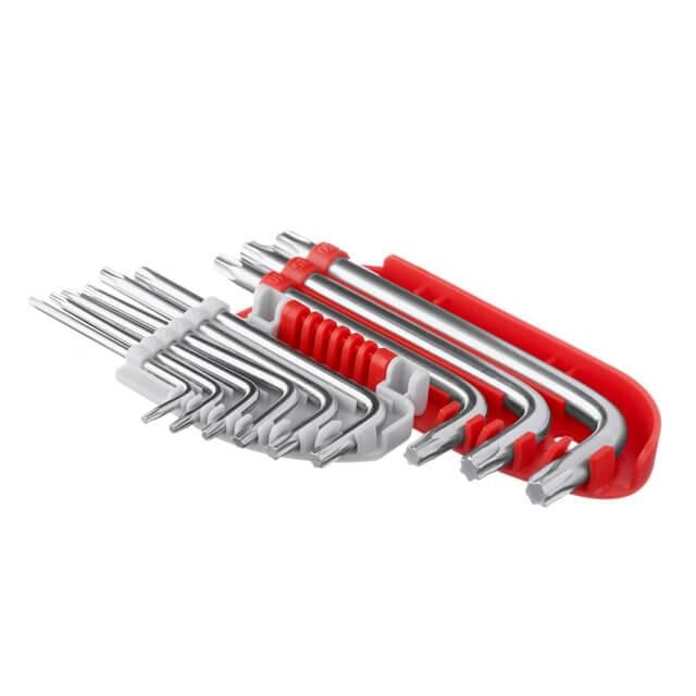 Набор ключей Intertool HT-1821 Г-образных Torx Т10-Т50/S2/Prof 9 пр. - фото 3