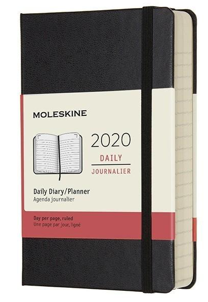 Ежедневник Moleskine 2020 маленький Черный (DHB12DC2Y20)
