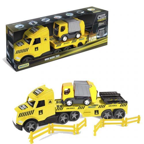 Евакуатор Magic Truck Technic с мусоровозом 25х13 см (172261)