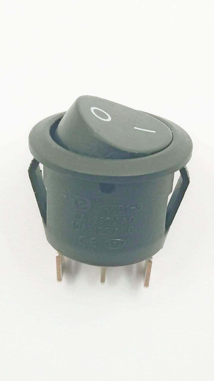 Перемикач Daier KCD1-5-102 ON-ON 3pin 6A 250V Чорний (33247)