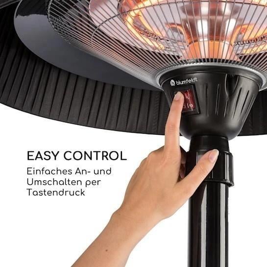Інфрачервоний обігрівач Blumfeldt Venice Heat Stand (10032567) - фото 7 Інфрачервоний обігрівач Blumfeldt Venice Heat Stand (10032567) - фото 7