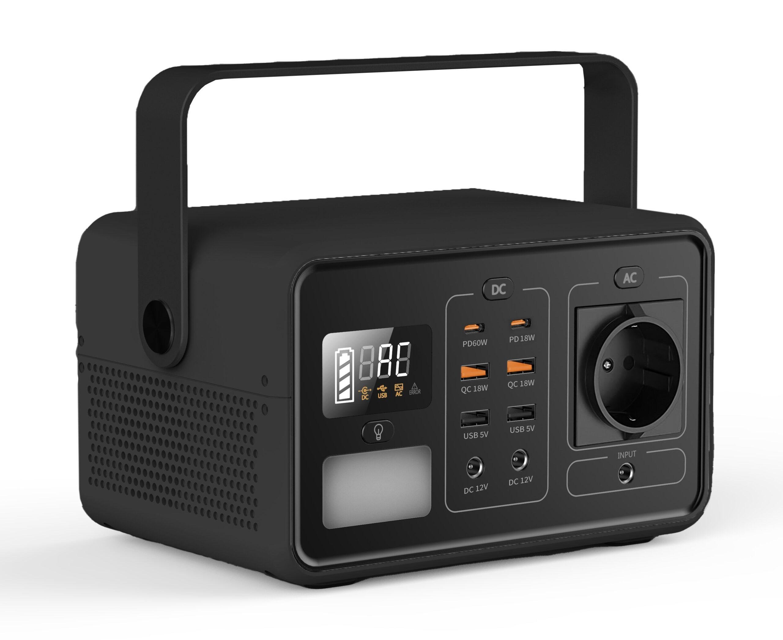 Портативная зарядная станция VOLTRONIC PowerBox T200 222 Вт/ч 60000 mAh 200 Вт Black (57252)