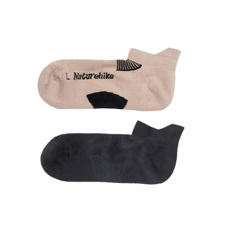 Носки низкие Naturehike NH21FS014 CoolMax 2 пары L Beige/Black (6927595773161)