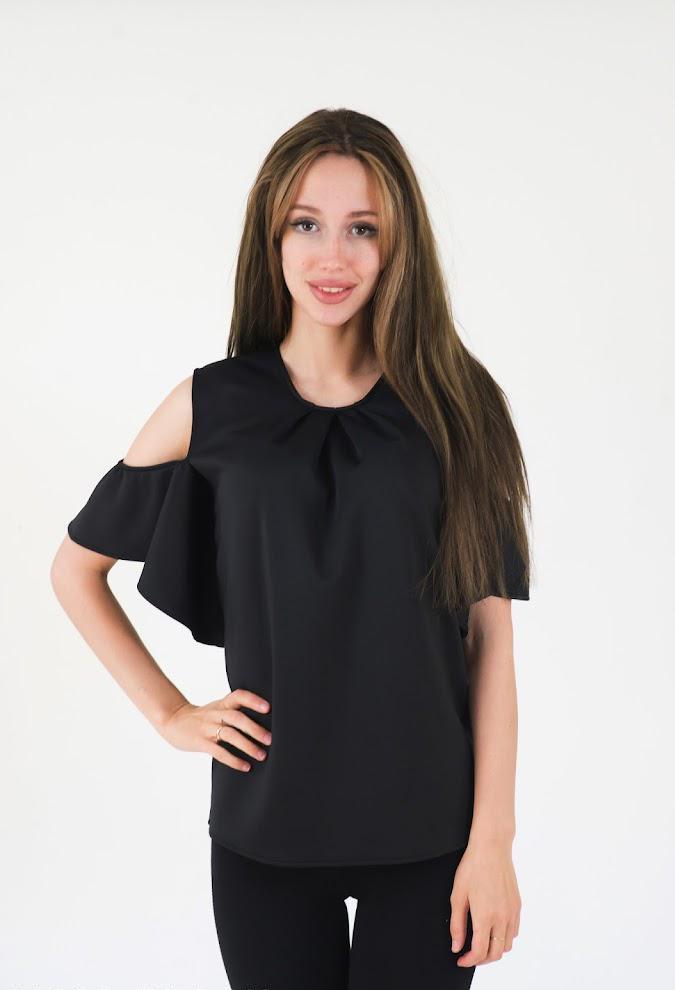 Блузка жіноча Podium Angela 21332-BLACK XL Чорний
