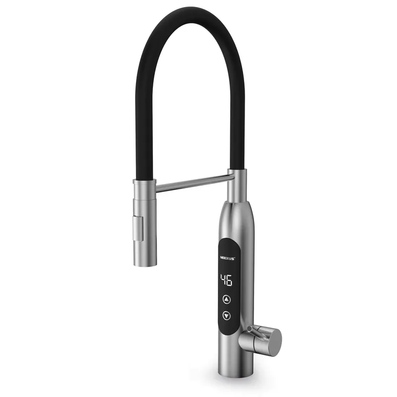 Проточный водонагреватель MIXXUS Electra 570-EF с индикатором температуры сталь (OL-MI6641) Проточный водонагреватель MIXXUS Electra 570-EF с индикатором температуры сталь (OL-MI6641)