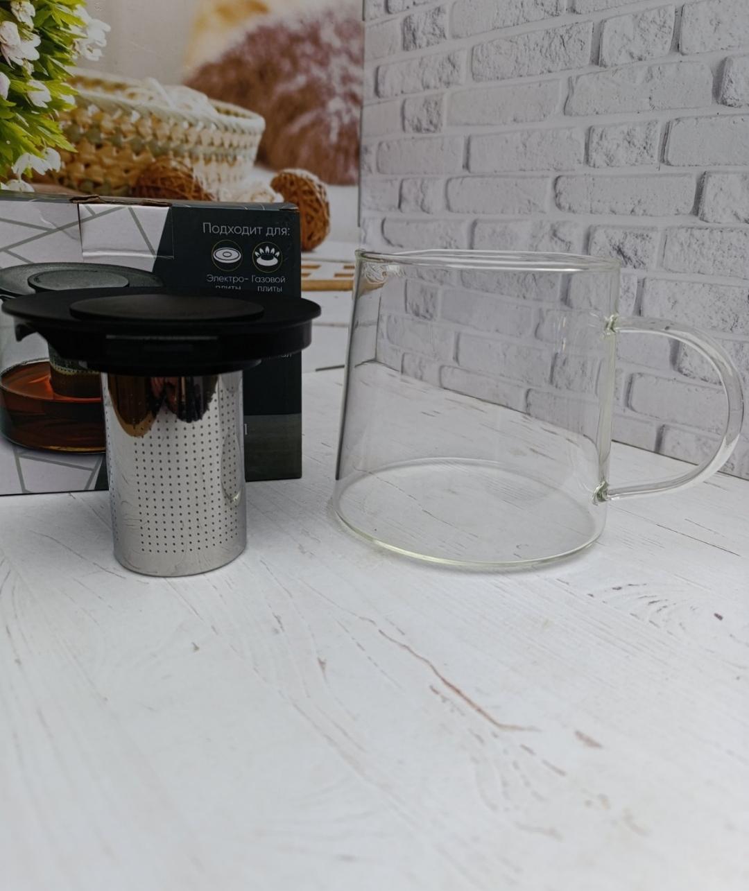 Заварювальний чайник S&T Universal із боросилікатного скла 1 л (MSN-9122) - фото 2