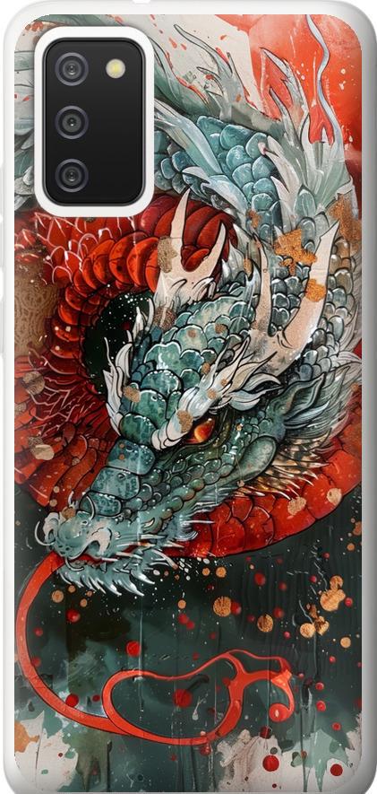 Чехол на Samsung Galaxy A02s A025F Стихия огня (6101u-2203-42517)
