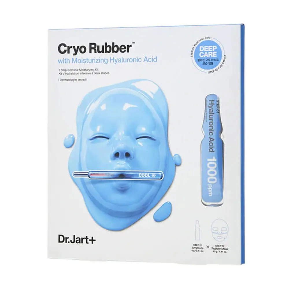 Глибокозволожуюча маска з гіалуроновою кислотою Cryo Rubber with Moisturizing Hyaluronic Acid Dr. Jart (4г+40г) (8809642714533)