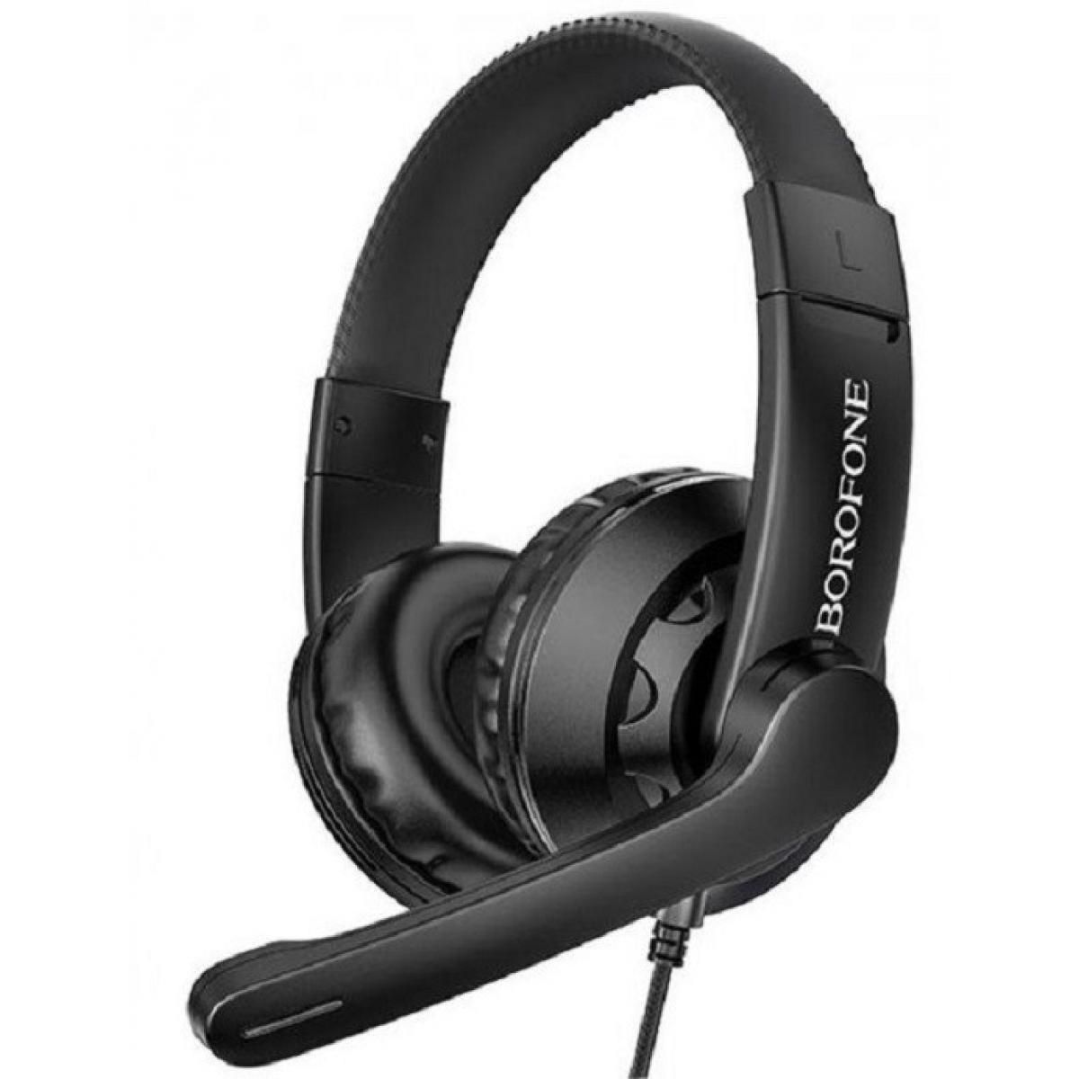 Ігрові навушники BOROFONE BO102 Amusement Чорний (1450996324)
