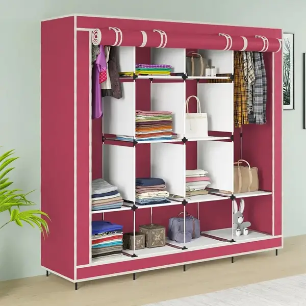 Шафа тканинна складана Storage Wardrobe з 4 секціями