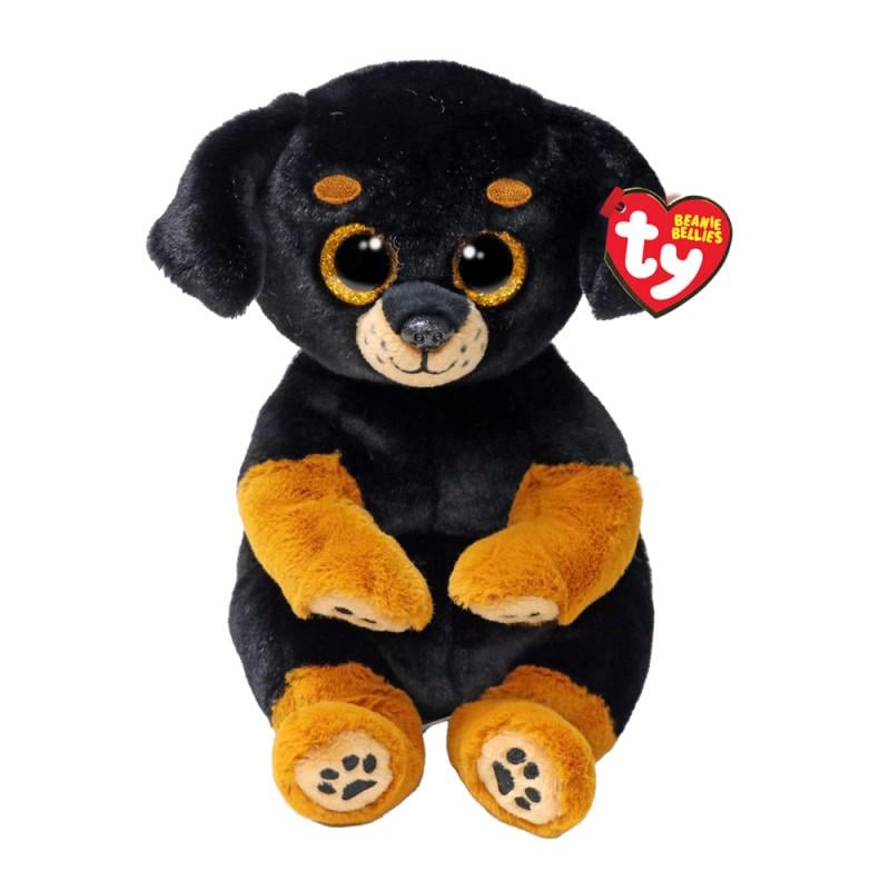 Мягкая игрушка TY Beanie Bellies пес Rottweiler 22 см (41290)