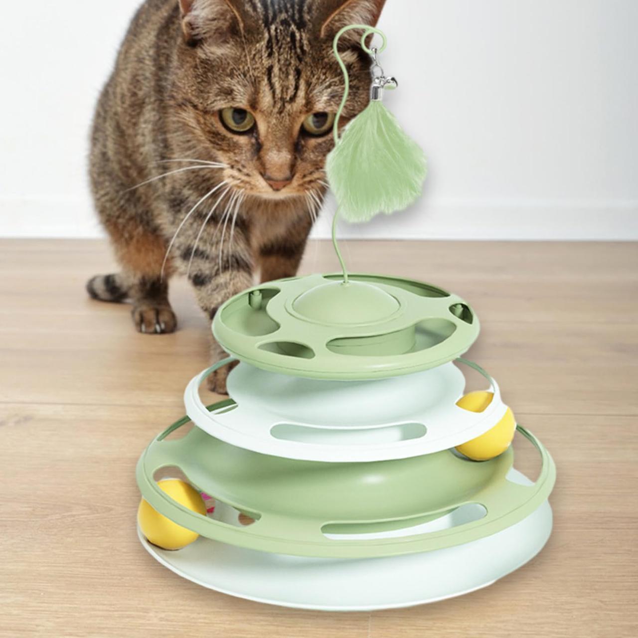 Іграшка для котів інтерактивна Зелений (MX-00009356E) - фото 3 Іграшка для котів інтерактивна Зелений (MX-00009356E) - фото 3