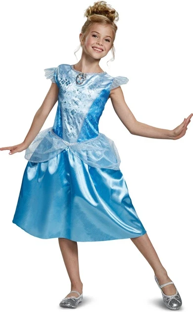 Карнавальный костюм платье Золушки Disguise Disney Princess Cinderella Classic XS 3–4 года Голубой (SKU-293)