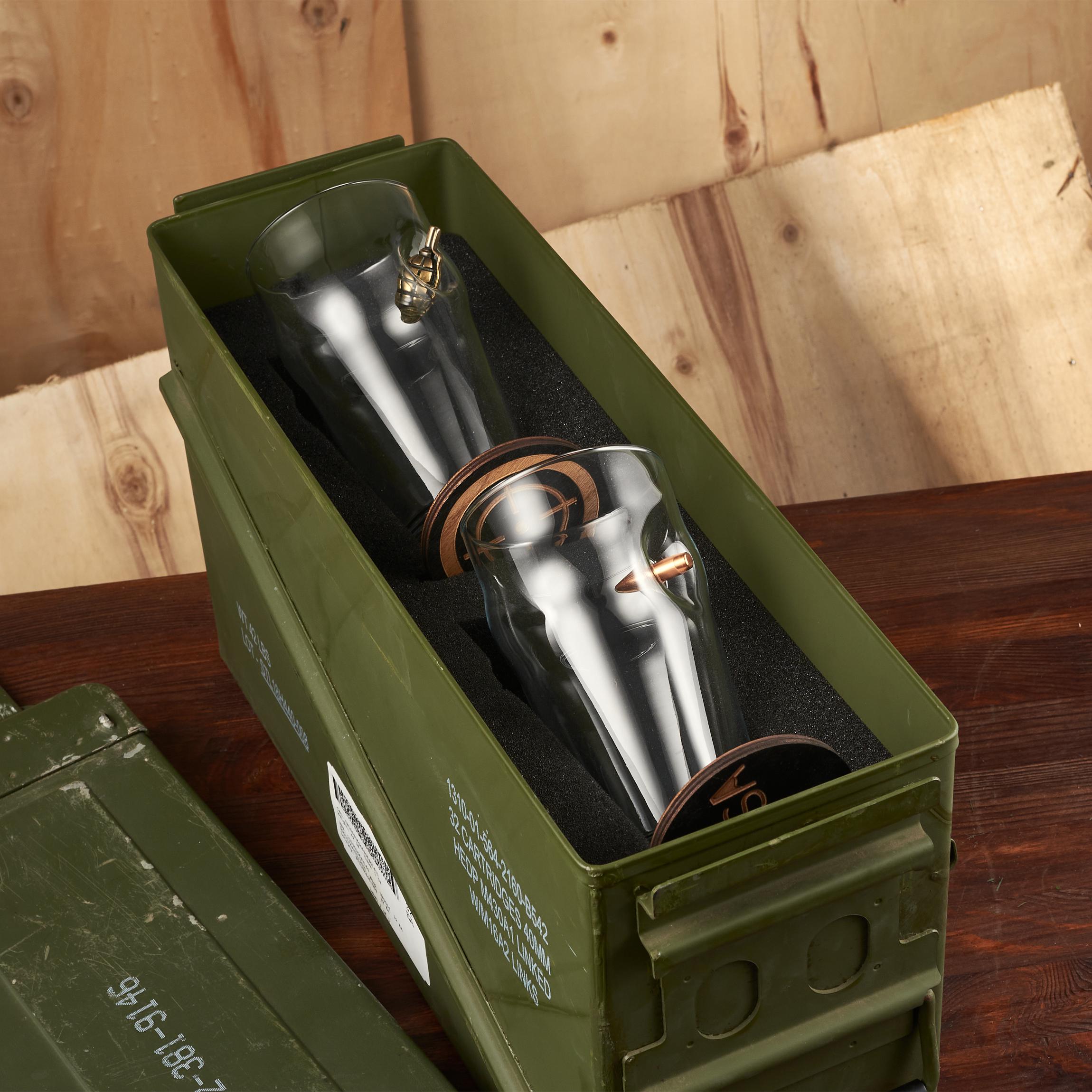 Набор БК пивные бокалы шар с лимонкой - фото 2 Набор БК пивные бокалы шар с лимонкой - фото 2