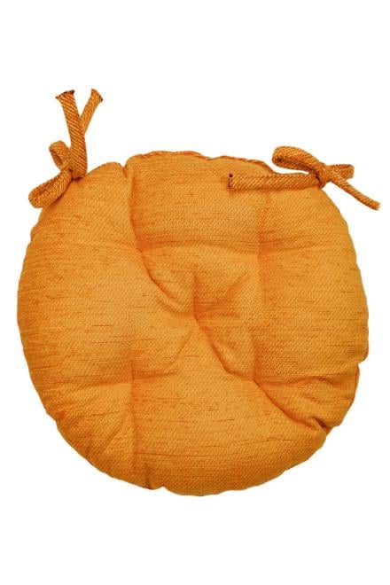 Подушка на стул CHENILLA d 40 см Оранжевый (39028)