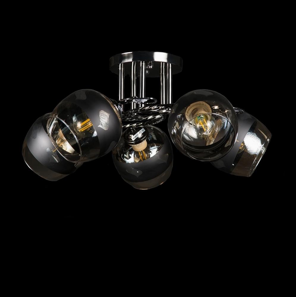 Люстра с плафонами Splendid Ray (L9655/5 GM)