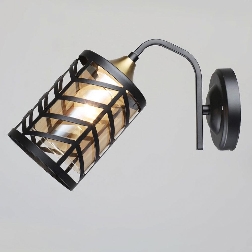 Светильник настенный Light House SRS-20491/1W Черный/Медь