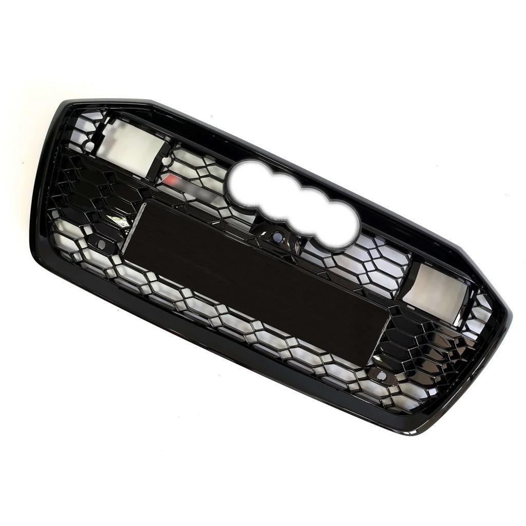 Передняя решетка RS-style с ACC GT Tuning для Audi A6 C8 2018-ABS Черный