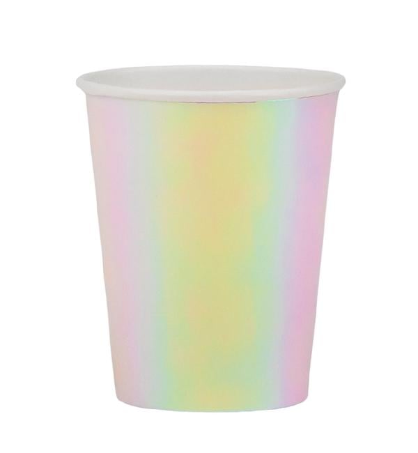 Склянки паперові Рожевий 250 мл 10 шт. Перламутровий (1355967)