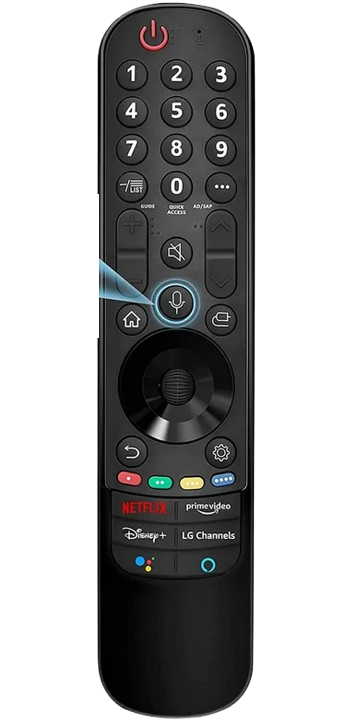 Пульт для телевизора LG AN-MR21GA AKB76036509 с микрофоном