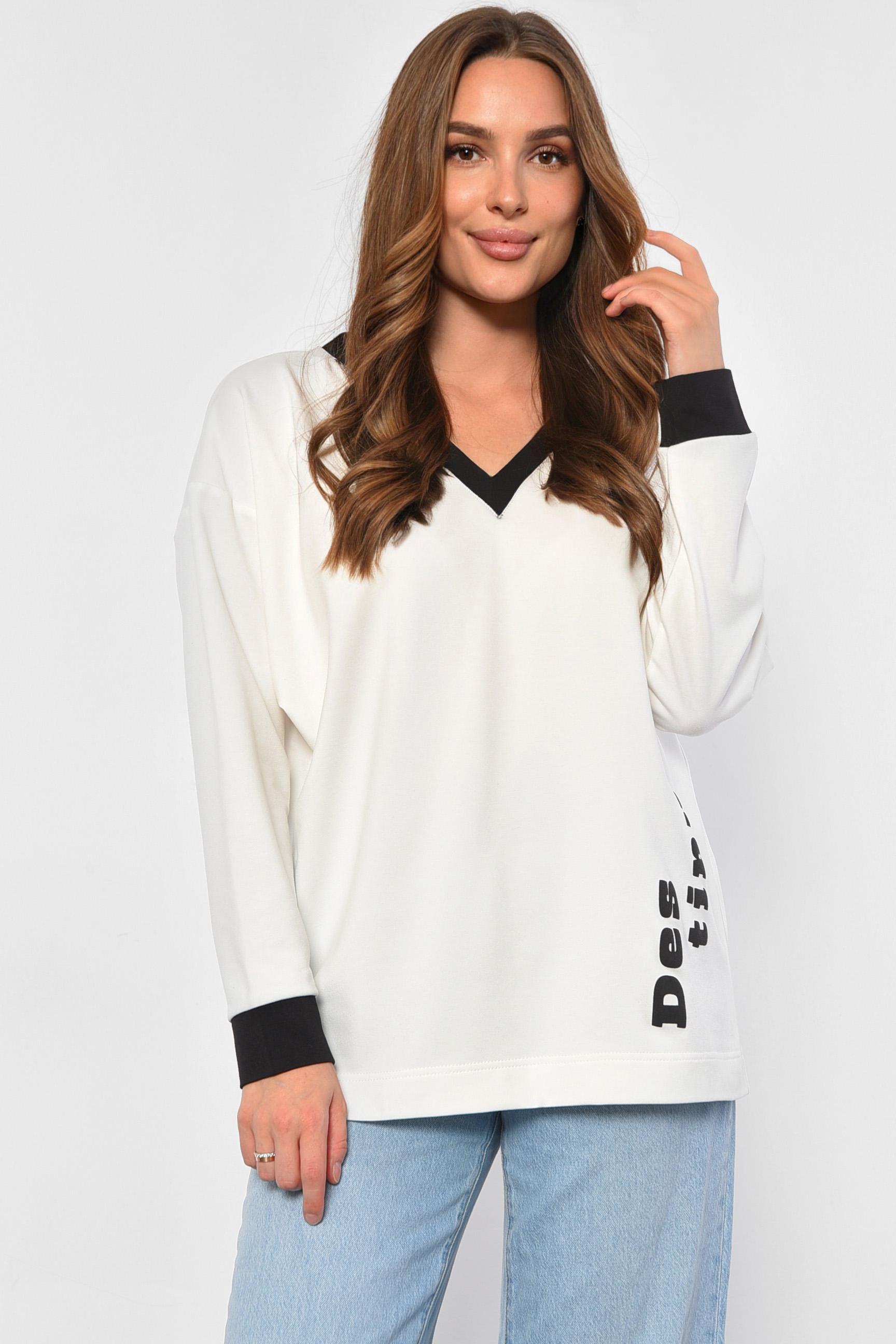 Світшот жіночий M Білий (186089) Світшот жіночий M Білий (186089)