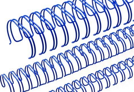 Пружини для брошурування DA А4 8 мм 100 шт. Синій (1220202080530)