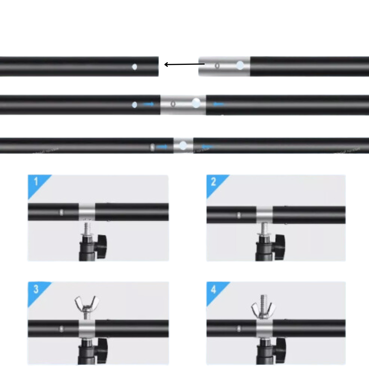 Набор для фотосъемки виниловый фон/держатель стойка (VnT120) - фото 5 Набор для фотосъемки виниловый фон/держатель стойка (VnT120) - фото 5