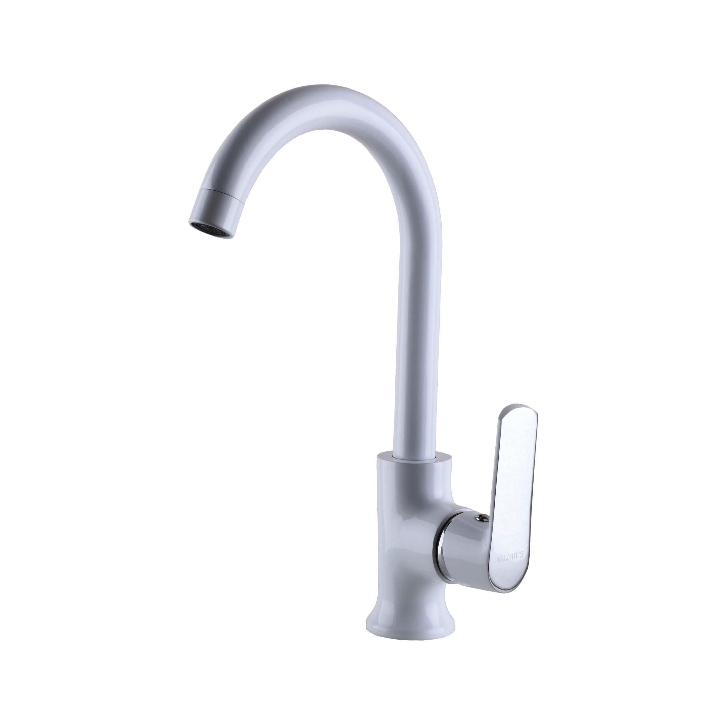Смеситель для кухни Globus Lux Laguna GLA-0203SL-7 White
