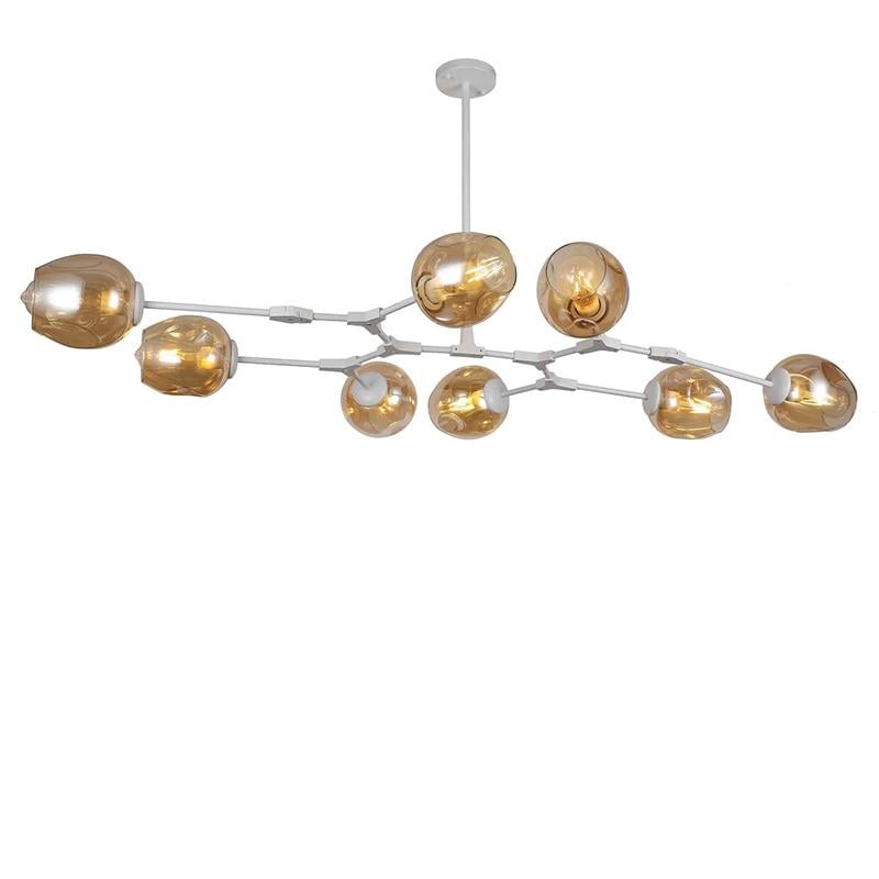 Люстра молекула подвесная Levistella 752L7731-8 Белый/Коричневый