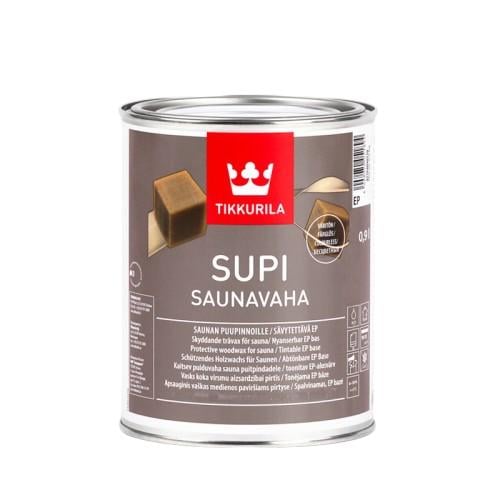 Воск для сауны TIKKURILA Supi Saunavaha базис EP придает шелковисто-матовый эффект 0,9 л Полупрозрачный (1819417392)