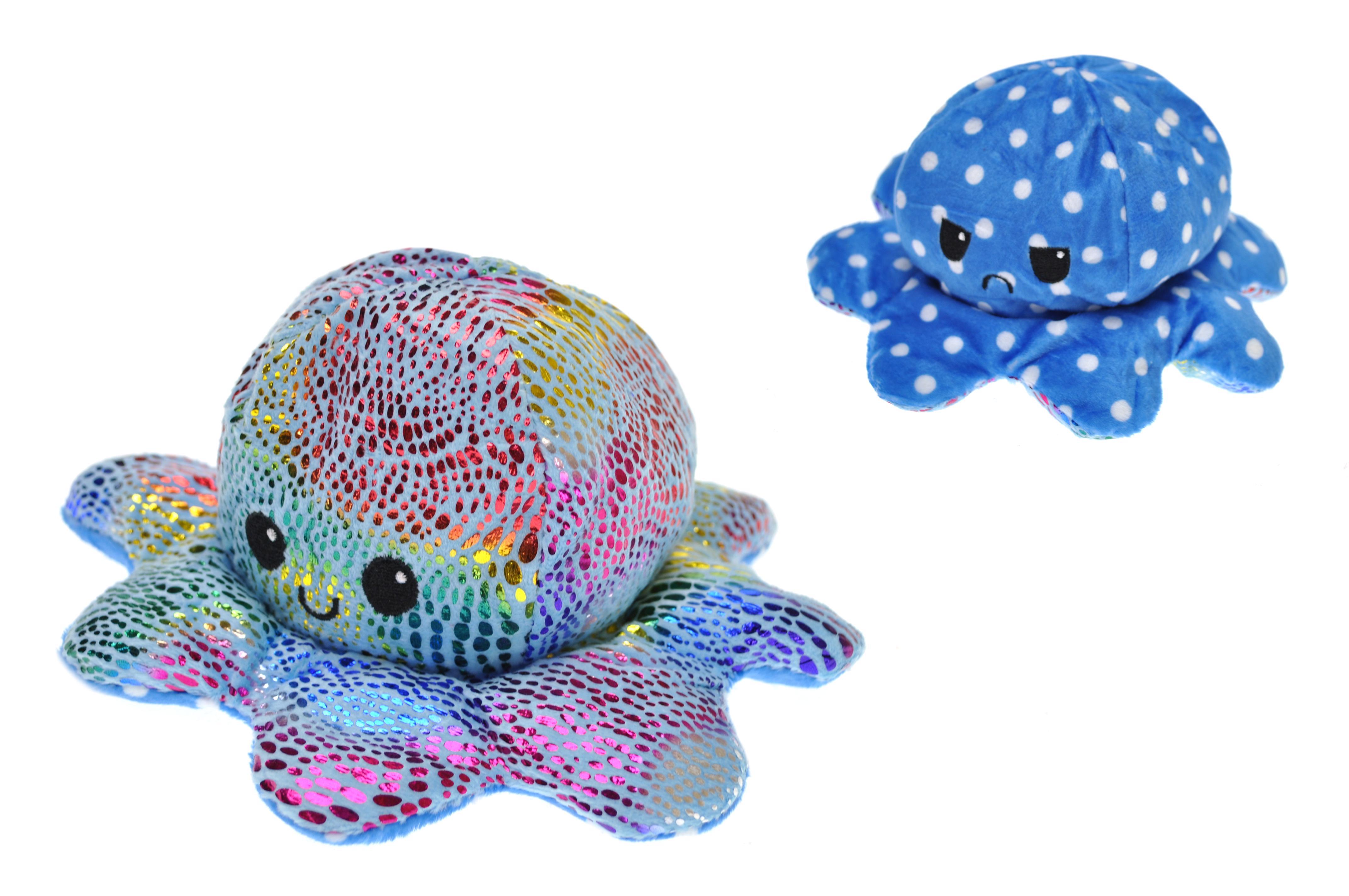 Мягкая игрушка двусторонняя  A-Toys Осьминог-перевертыш Разноцветный (1709)