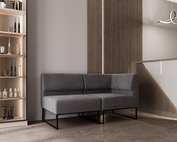 Диван модульный Lounge 154х77х83 см Dove Grey (rich_sofa_00418)