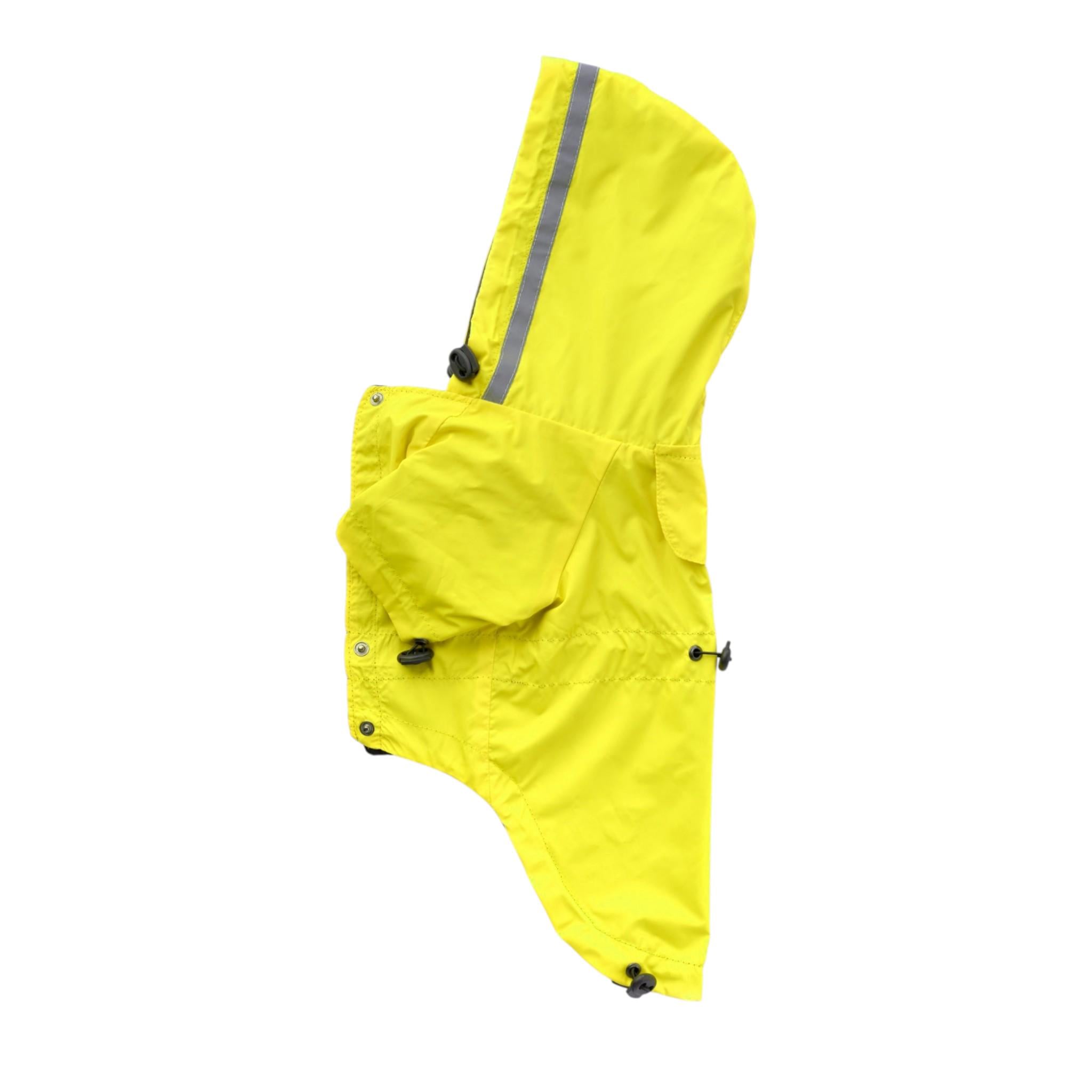 Дождевик с капюшоном для собак 4XL Желтый (0034)